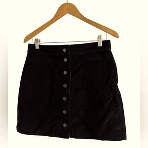 Wilfred Free Corduroy Mini Skirt with Buttons